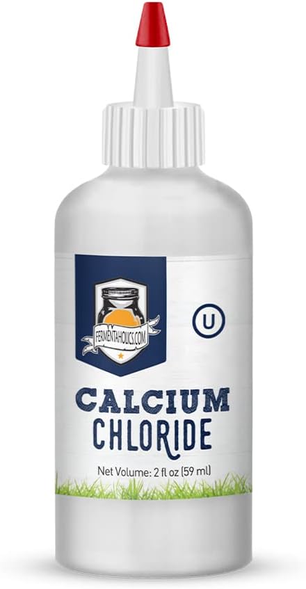 Liquid Calcium Chloride for Home Fermentation - 2 fl oz Bottle by Fermentaholics