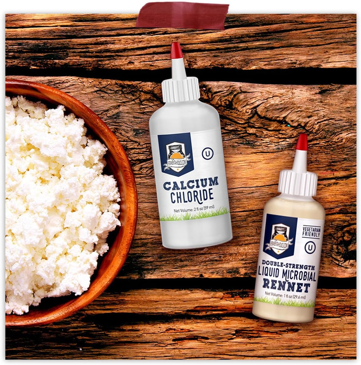 Liquid Calcium Chloride for Home Fermentation - 2 fl oz Bottle by Fermentaholics