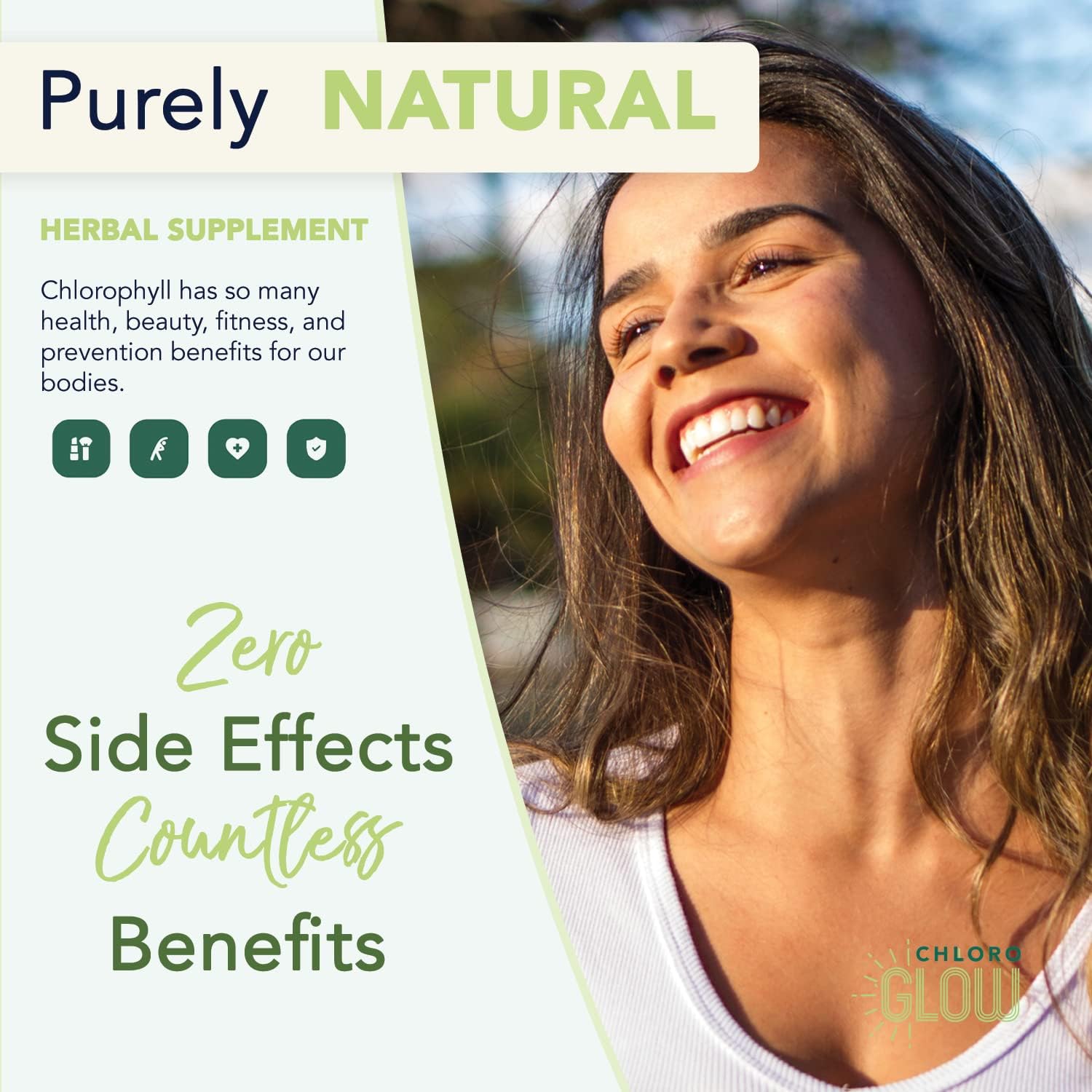 Liquid Chlorophyll Drops - Immunity Booster, Metabolism & Immune Support, Natural Detox - 2 Pack