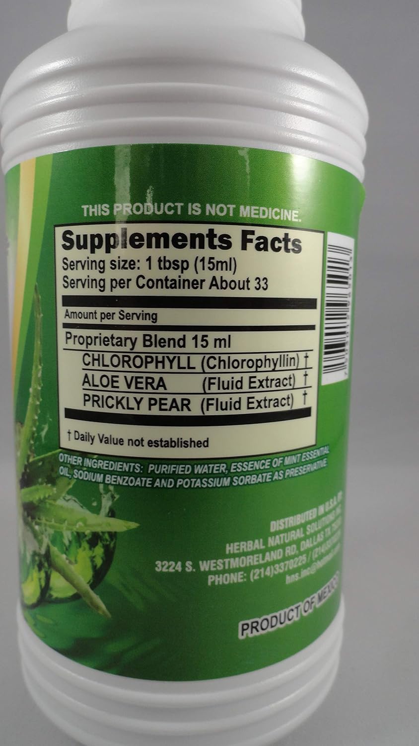 Liquid Chlorophyll Herbal Supplement for Health and Wellness