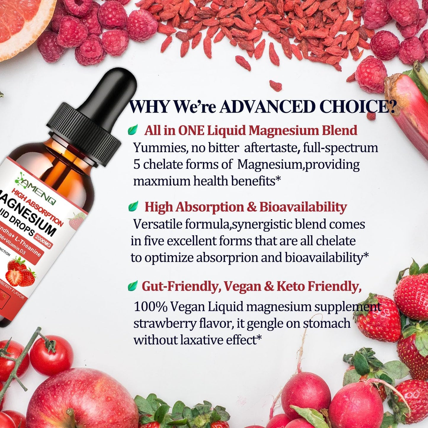 Liquid Cortisol Supplement with Potassium and Magnesium - Stress Relief and Electrolyte Support Drops