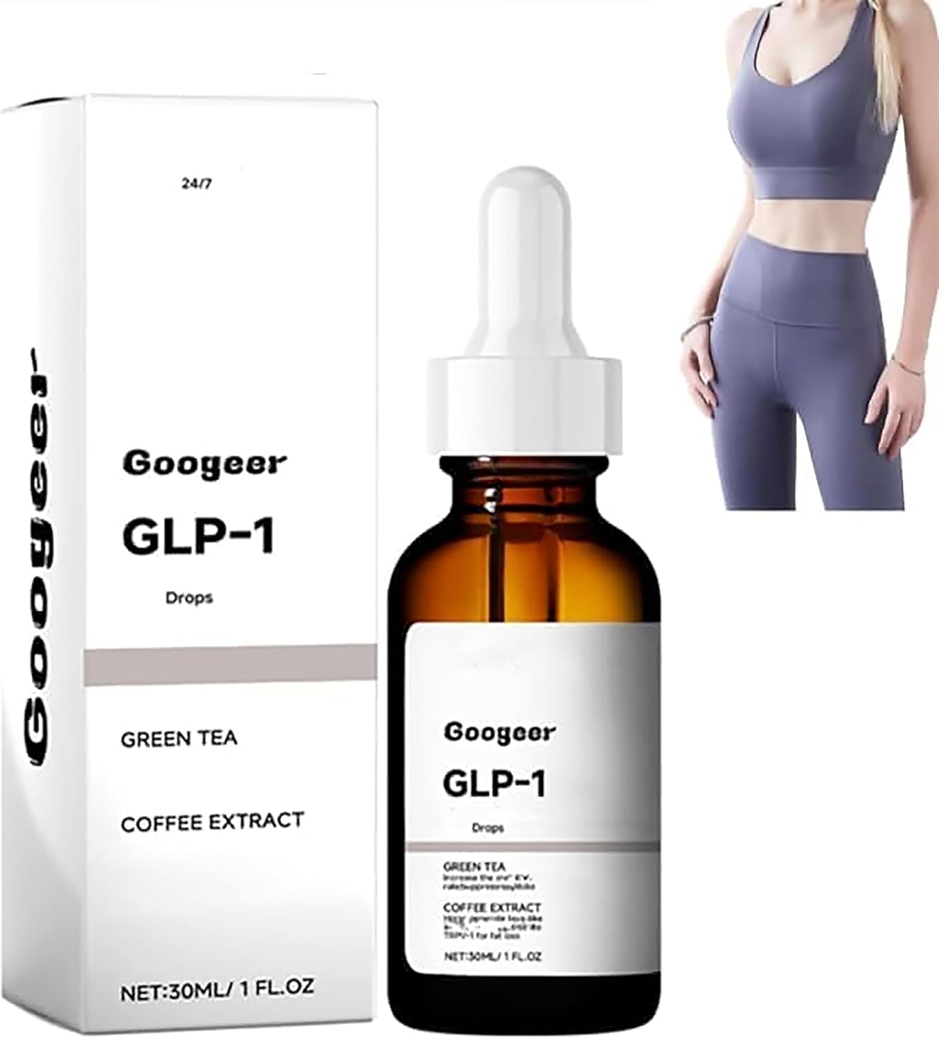 Liquid GLP-1 Supplement Drops for Men and Women by DouBX Hom