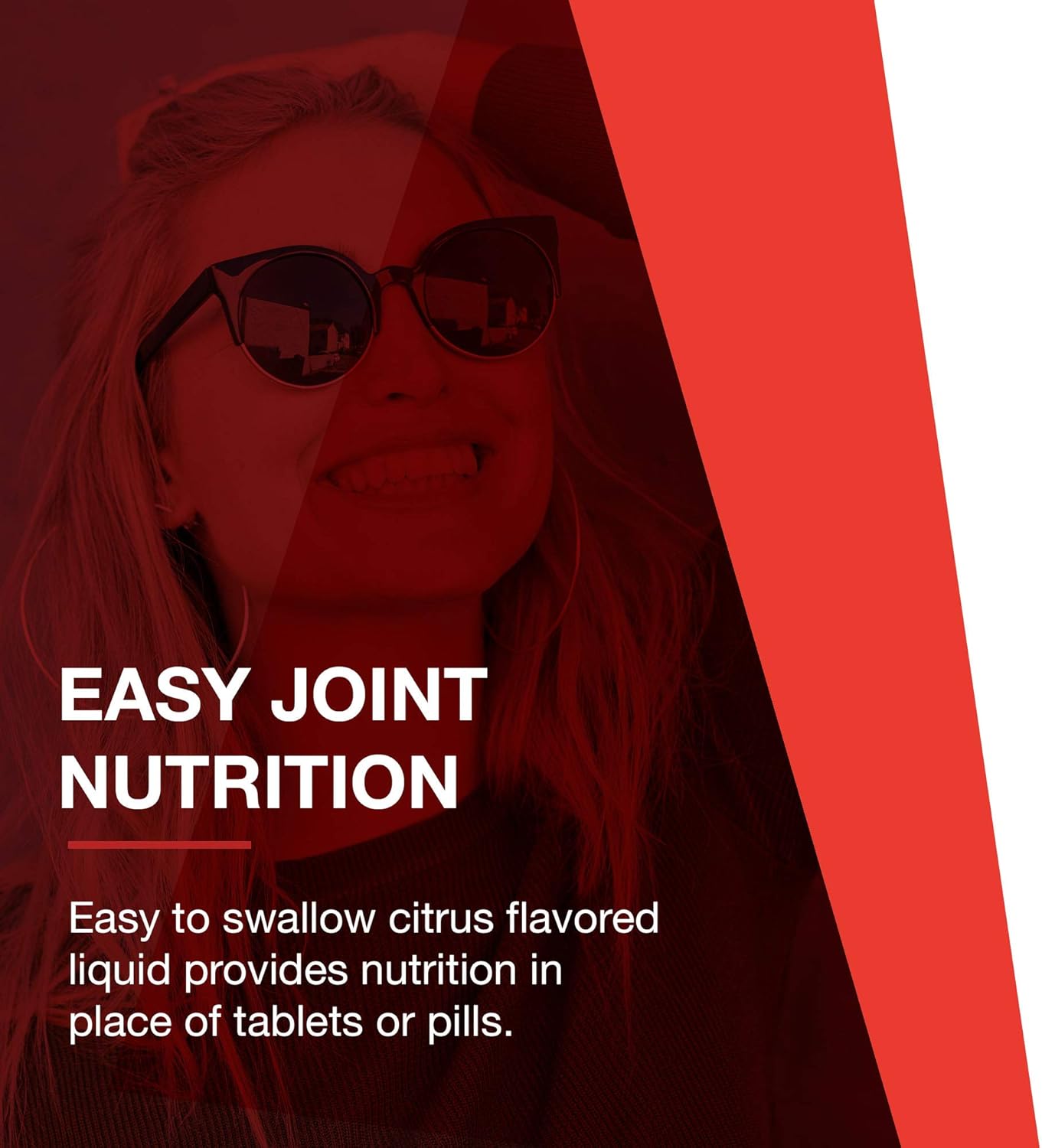 Liquid Glucosamine & Chondroitin with MSM - Joint Support Supplement - Egg & Dairy Free - 16 fl oz