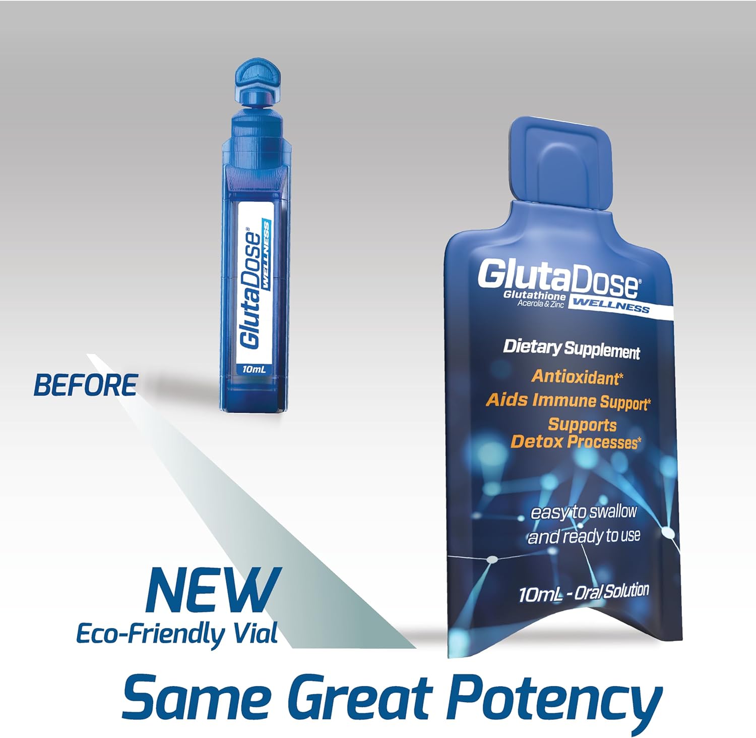 Liquid Glutathione Supplement with Lemon Berry Flavor, Acerola Energy Booster with Zinc, Daily Vitamins & Minerals in Liquid Vials for Auto-Immune Support