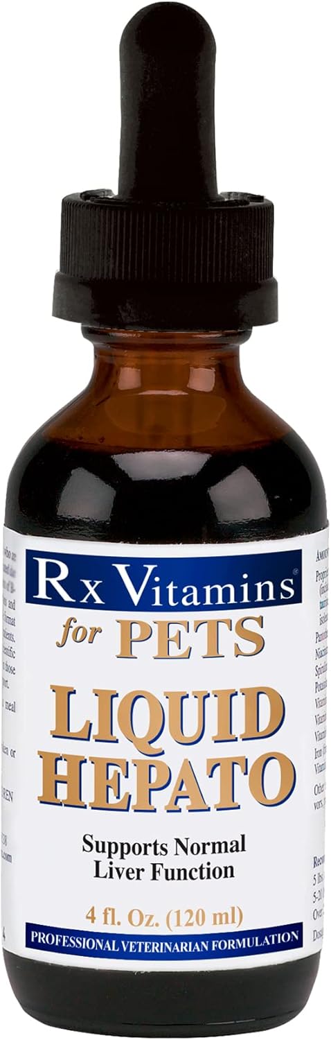 Liquid Hepato for Dogs and Cats Original 4 oz - Rx Vitamins Supplement