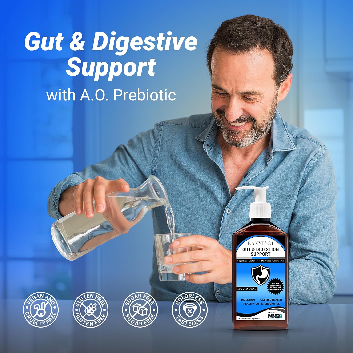 Liquid Hyaluronic Acid & Hyaluronan Bundle for Joint and Digestive Relief