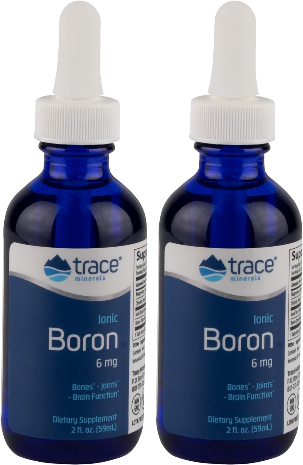 Liquid Ionic Boron Supplement with Magnesium for Brain, Bone, and Nerve Support - 96 Servings