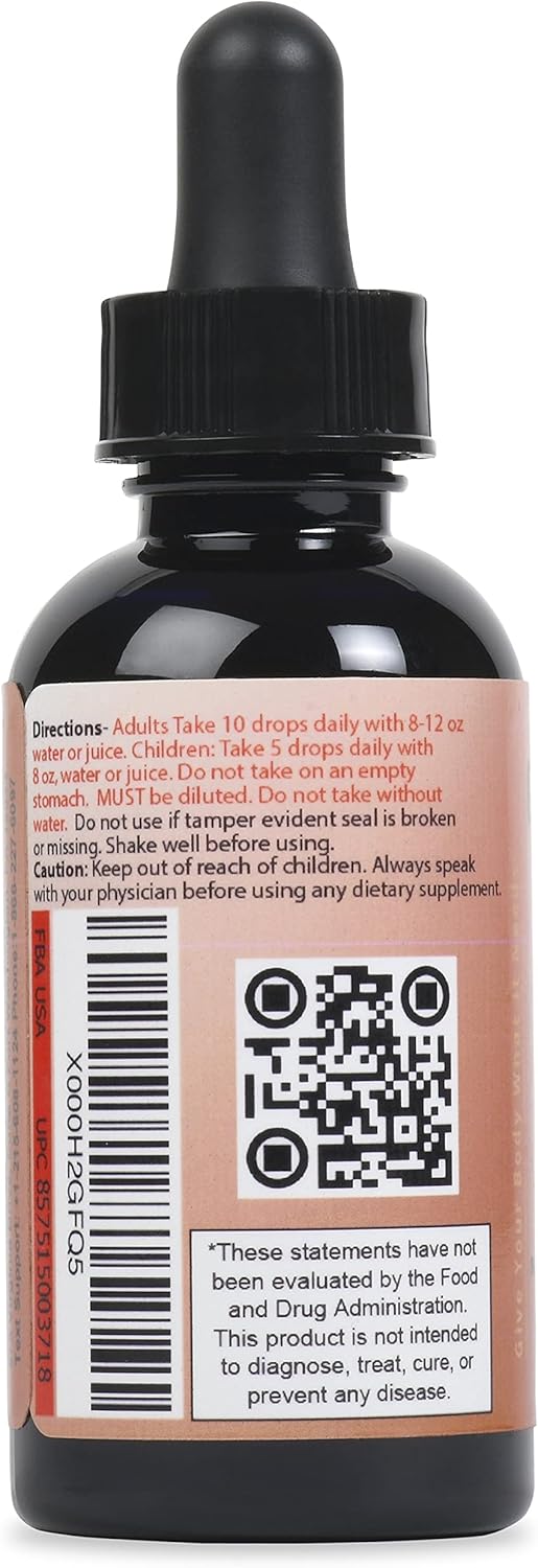 Liquid Ionic Iron Ultra Concentrate - 200 mg in 100 Servings - Good State Formula