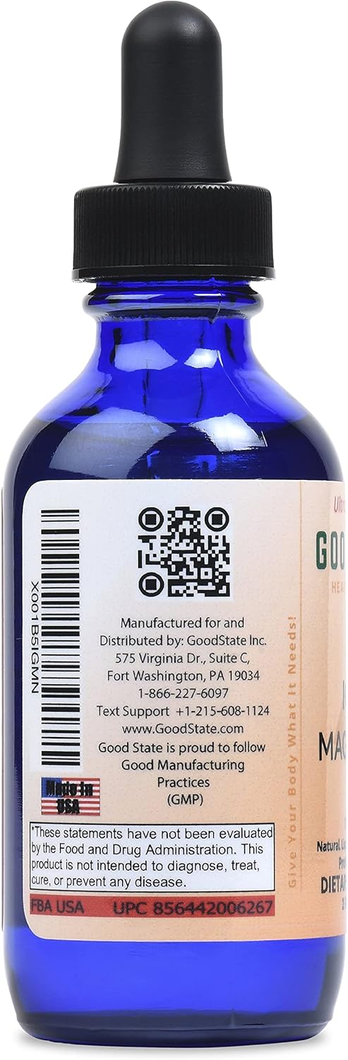 Liquid Ionic Magnesium Ultra Concentrate - 5000 mg per Bottle - 100 Servings - Glass Bottle