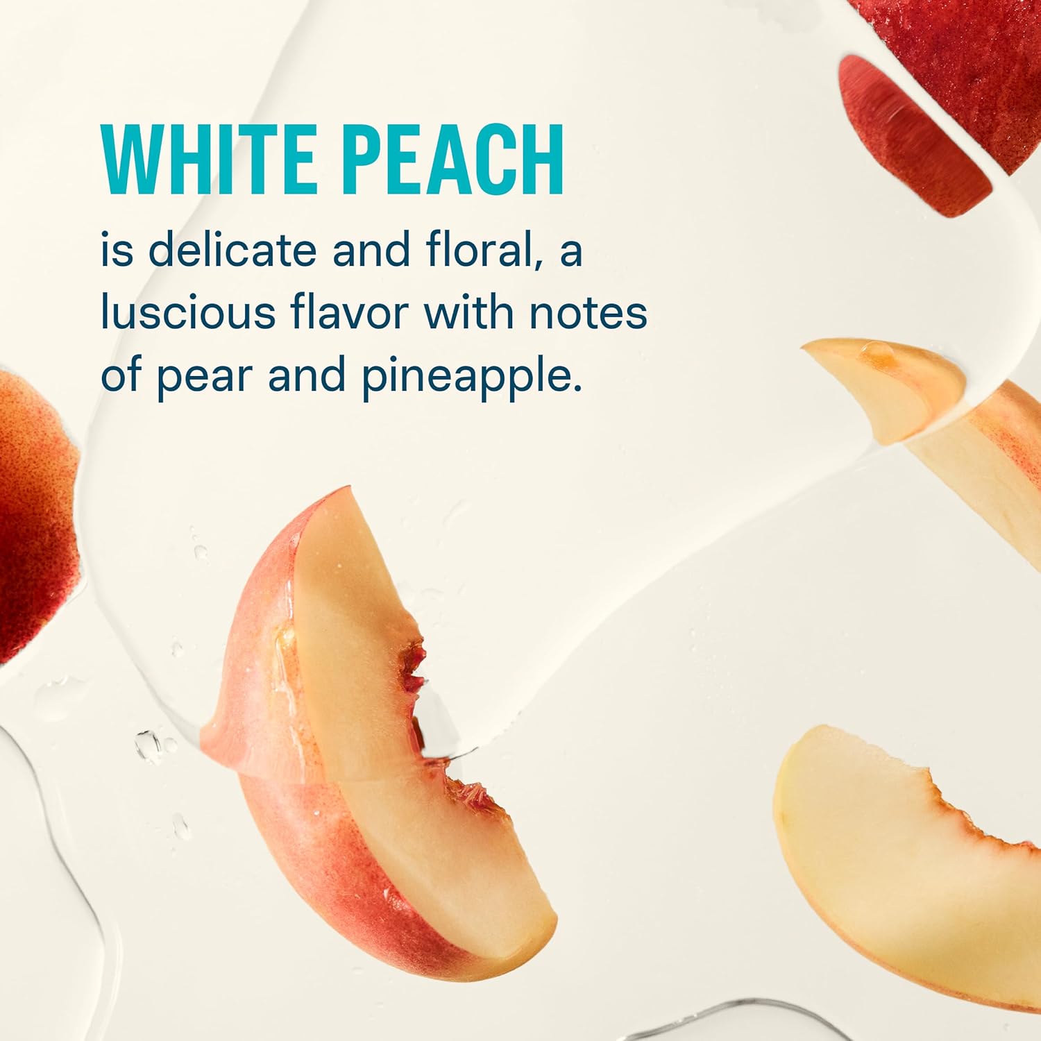 Liquid I.V.® Electrolyte Powder Drink Mix - White Peach Flavor, Sugar-Free | Hydration Multiplier | 1 Pack (14 Servings)