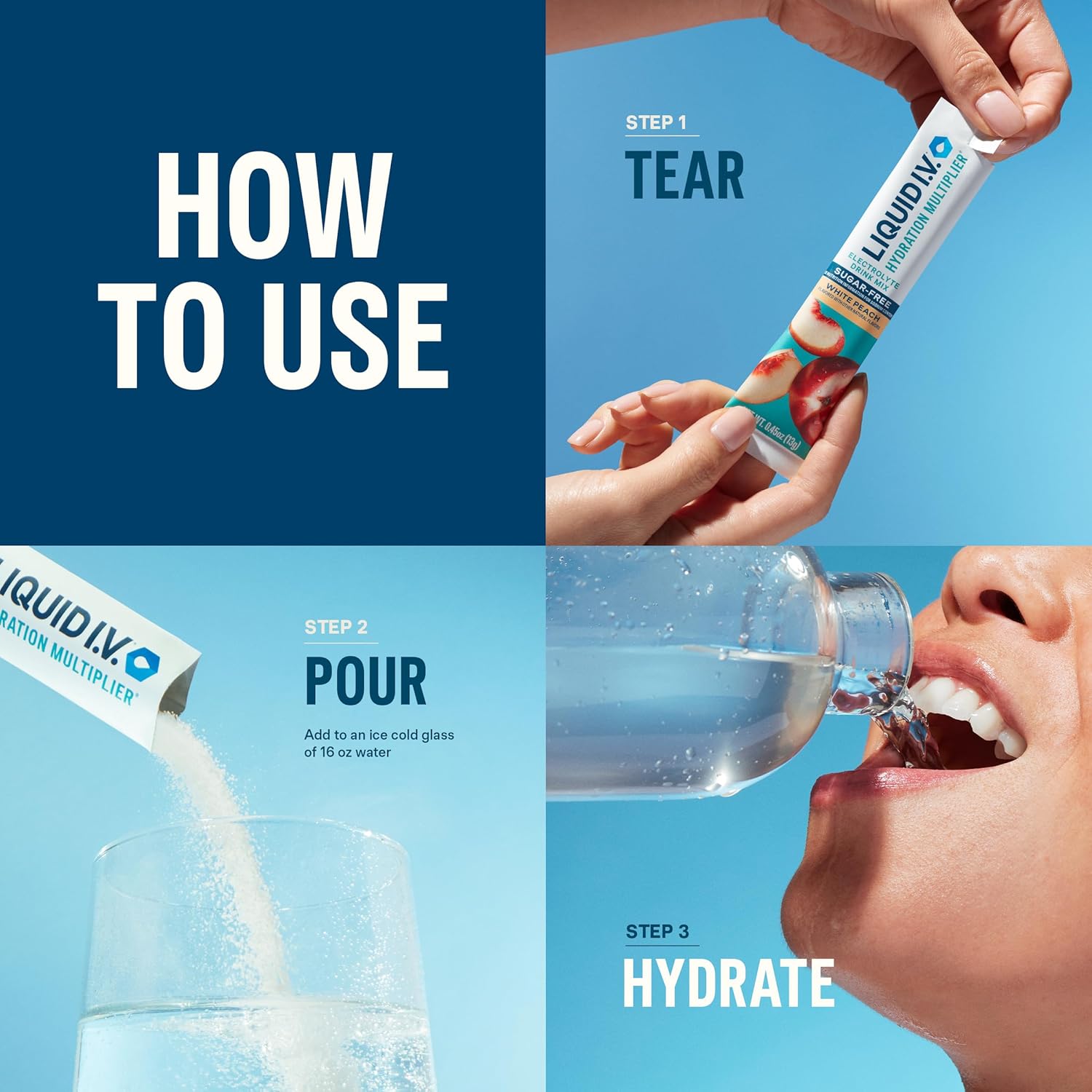 Liquid I.V.® Hydration Multiplier® Green Grape Sugar-Free Electrolyte Powder Drink Mix - 14 Servings