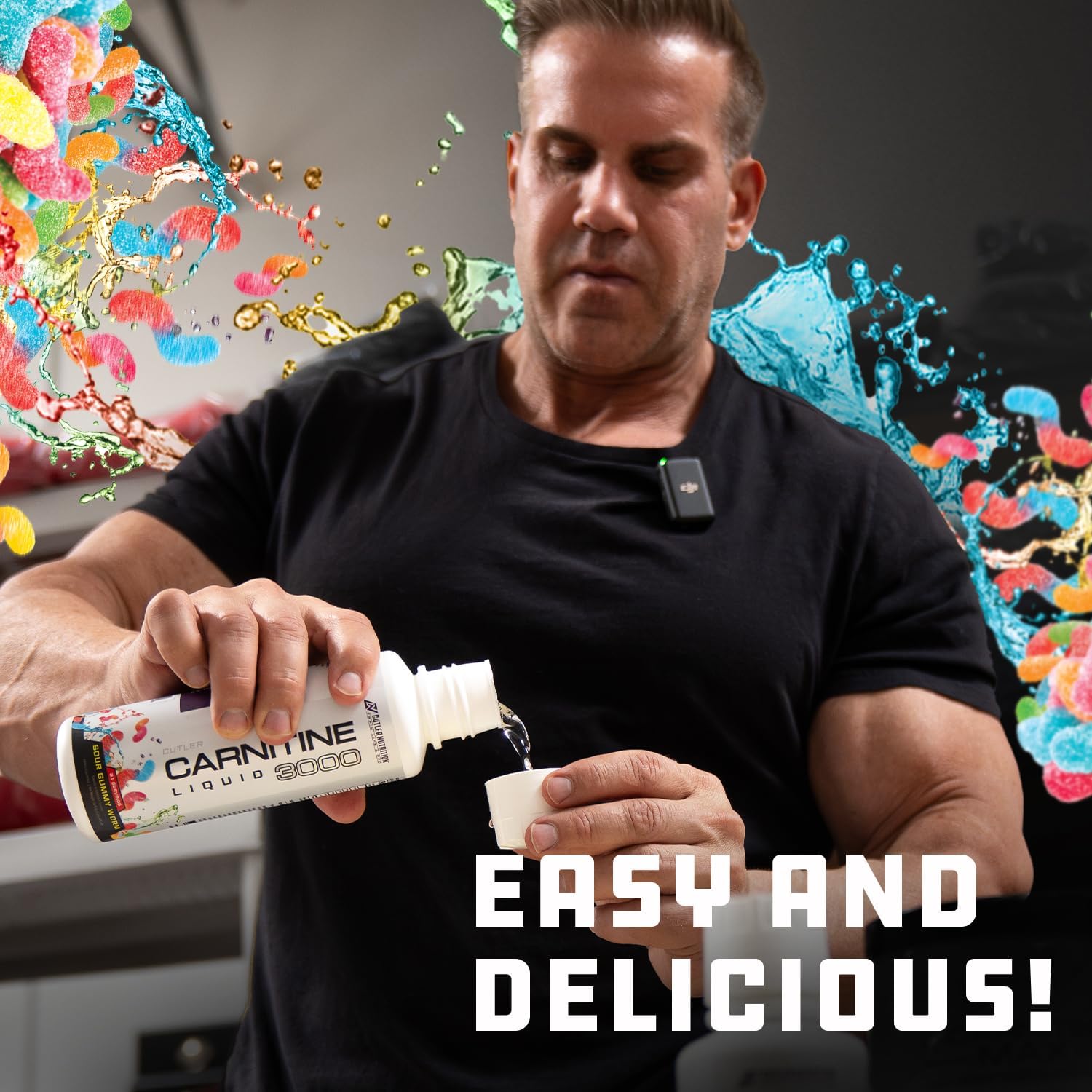 Liquid L-Carnitine Supplement with Acetyl & Tartrate Forms - Pre Workout Formula for Energy & Muscle Support