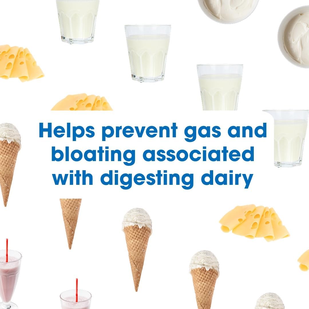 Liquid Lactase Enzyme Drops for Lactose Intolerance - 0.47 FL Oz (14ml) | Dairy-Free Cooking & Baking | Vegan Friendly & Low FODMAP Compliant