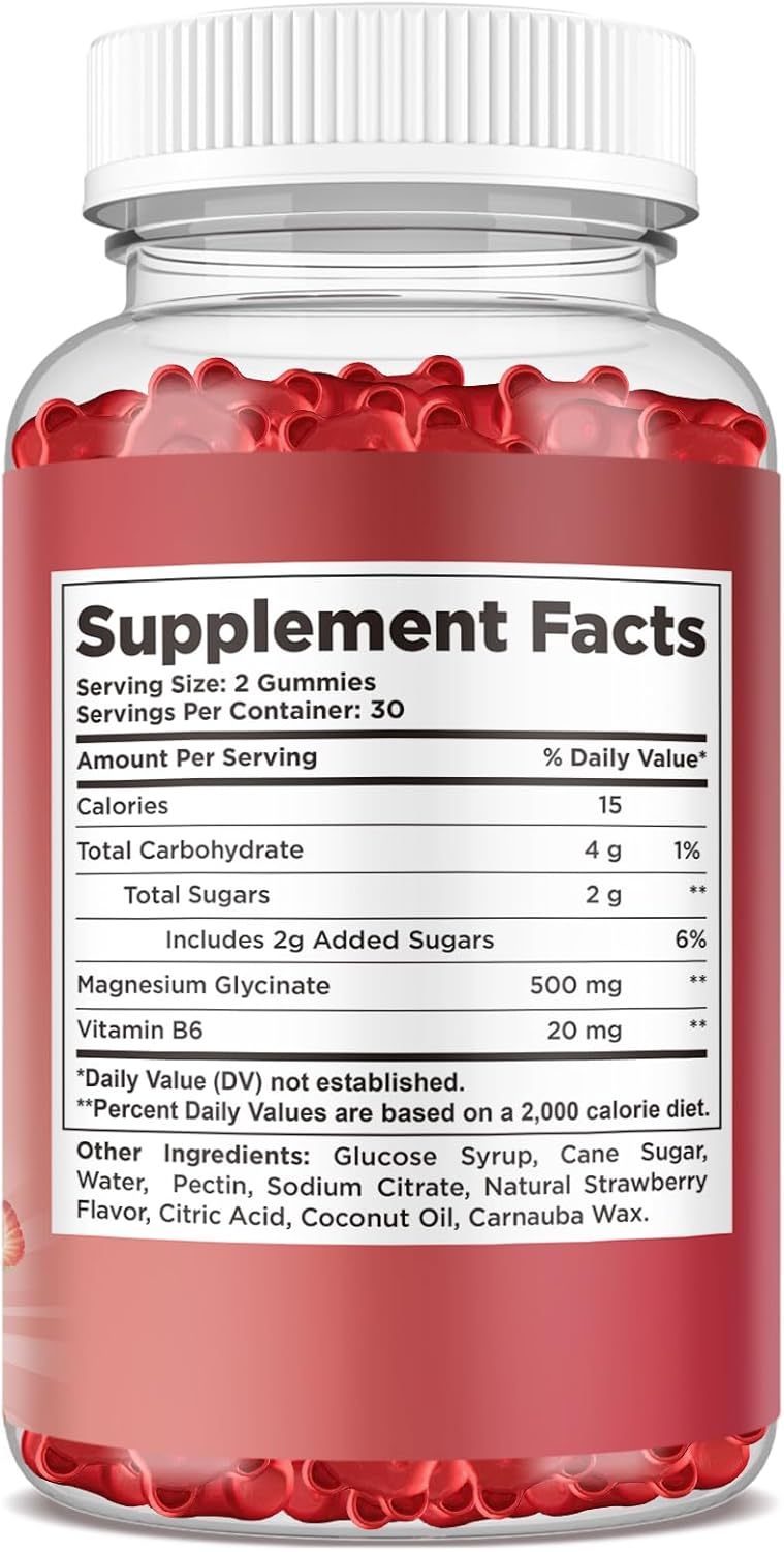 Liquid Magnesium Glycinate Citrate Malate Drops and Gummies Combo Pack