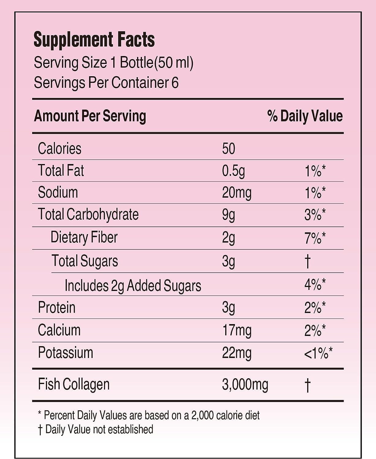 Liquid Marine Collagen Shots for Hair, Skin & Nails - 30 Servings of Low-Molecular Fish Collagen Peptides (50.7 fl oz)