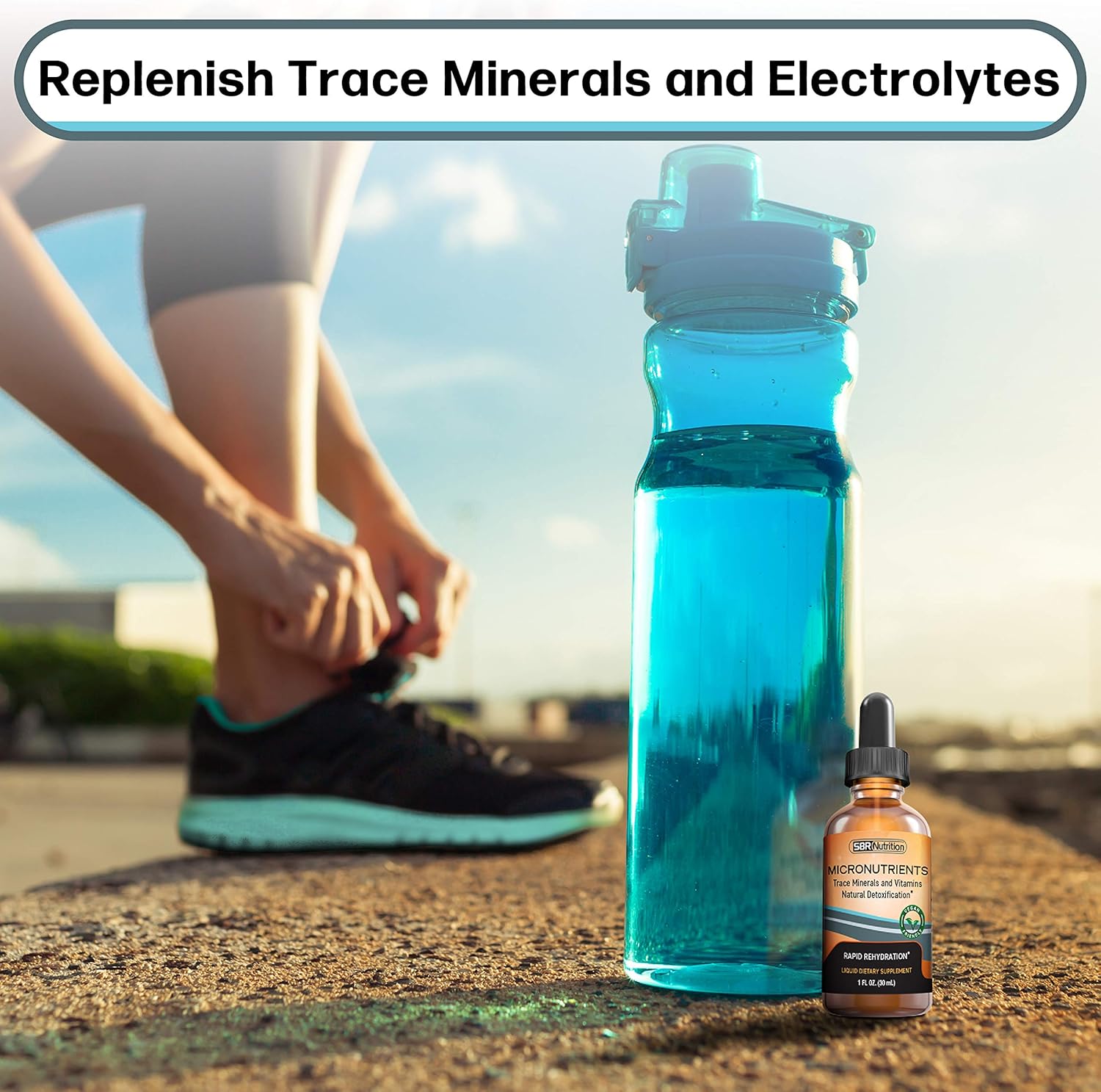 Liquid Micronutrient Drops with PrimaVie Shilajit, Electrolytes, and Trace Elements for Energy and Muscle Cramps - Magnesium, Sodium, Potassium, Zinc - Keto, Vegan, Paleo
