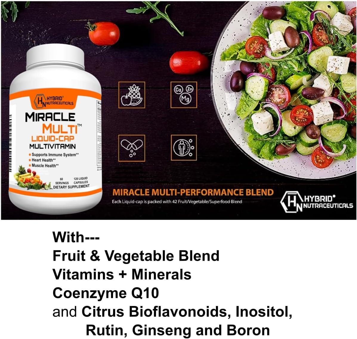 Liquid Multivitamin and Colostrum Capsules for Optimum Health and Immune Support