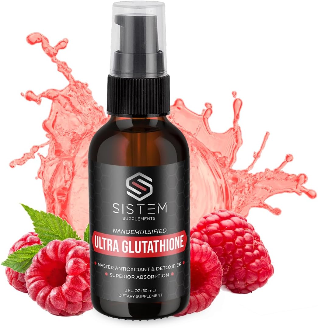 Liquid Nano Liposomal Glutathione Spray - 50mg Supplement for Immune Support & Energy Boost