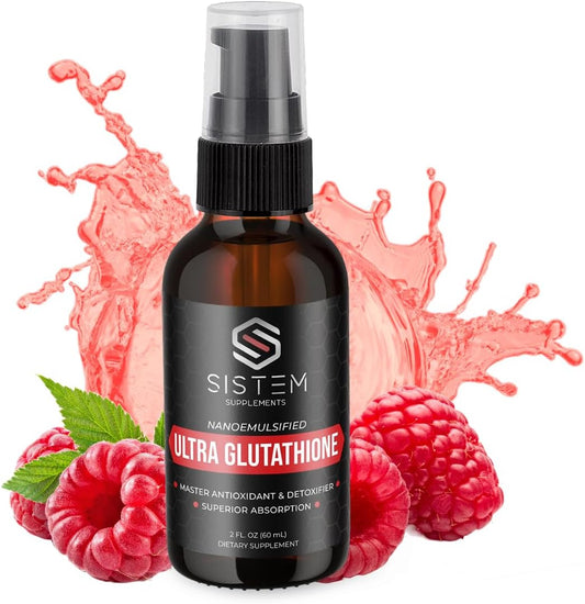 Liquid Nano Liposomal Glutathione Spray - 50mg Supplement for Immune Support & Energy Boost