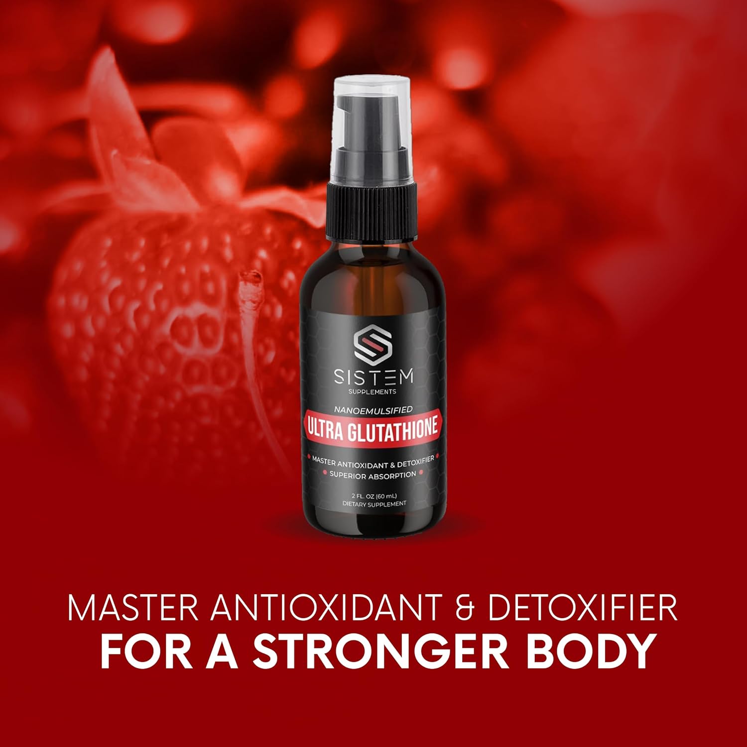 Liquid Nano Liposomal Glutathione Spray - 50mg Supplement for Immune Support & Energy Boost