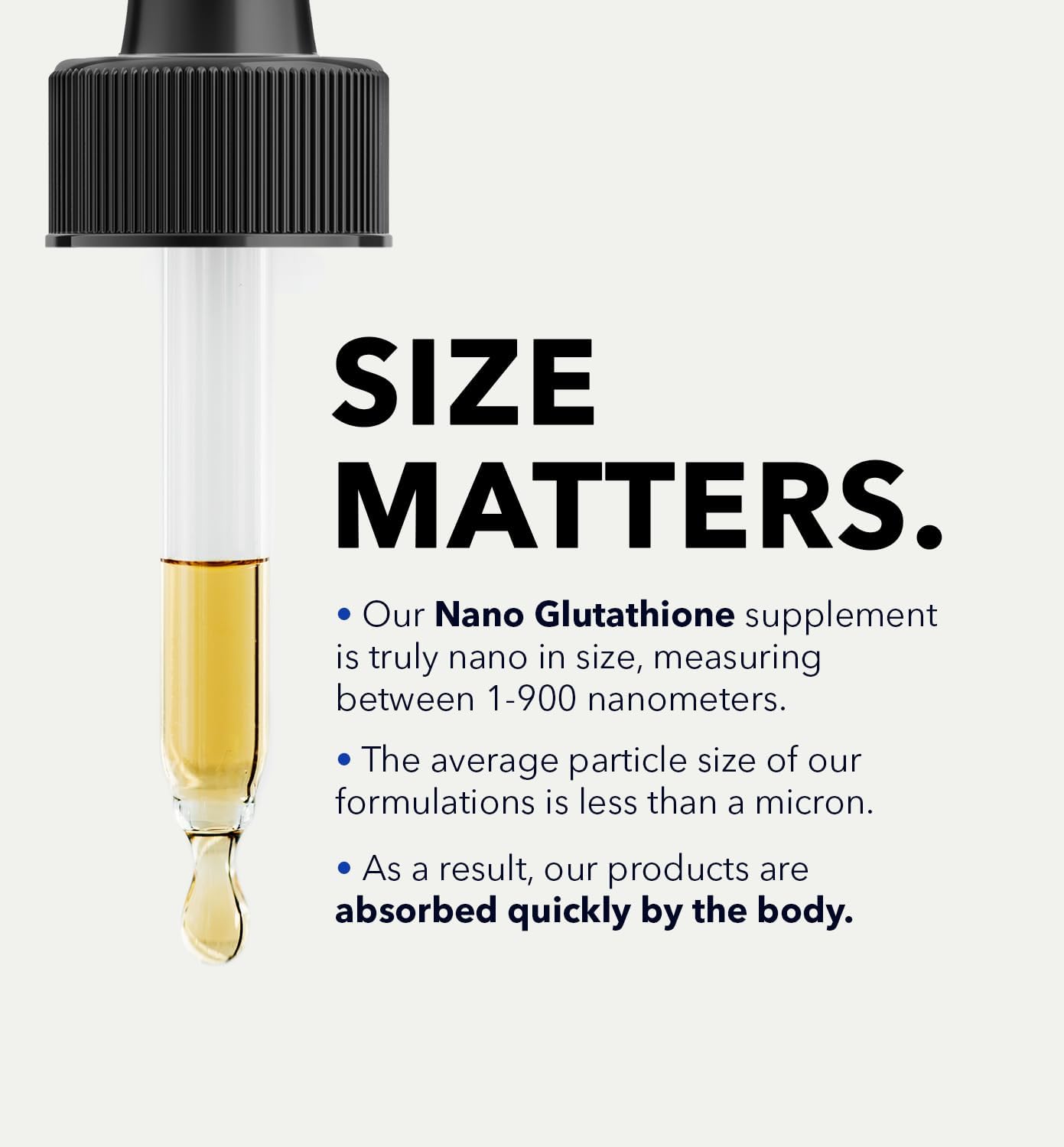 Liquid Nanoceutical Glutathione Drops for Superior Absorption - Pharmaceutical Grade Supplement with 8x Higher Efficiency - 30 Servings