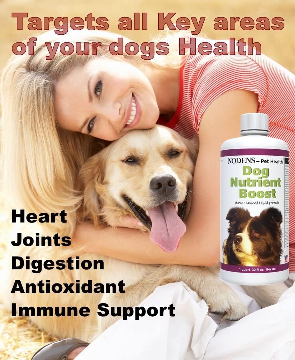 Liquid Pet Health Supplement for Dogs - Multi Vitamin, Probiotics, Antioxidants, Omega 3 Fish Oil, Immune Support - Senior Dog Multivitamin