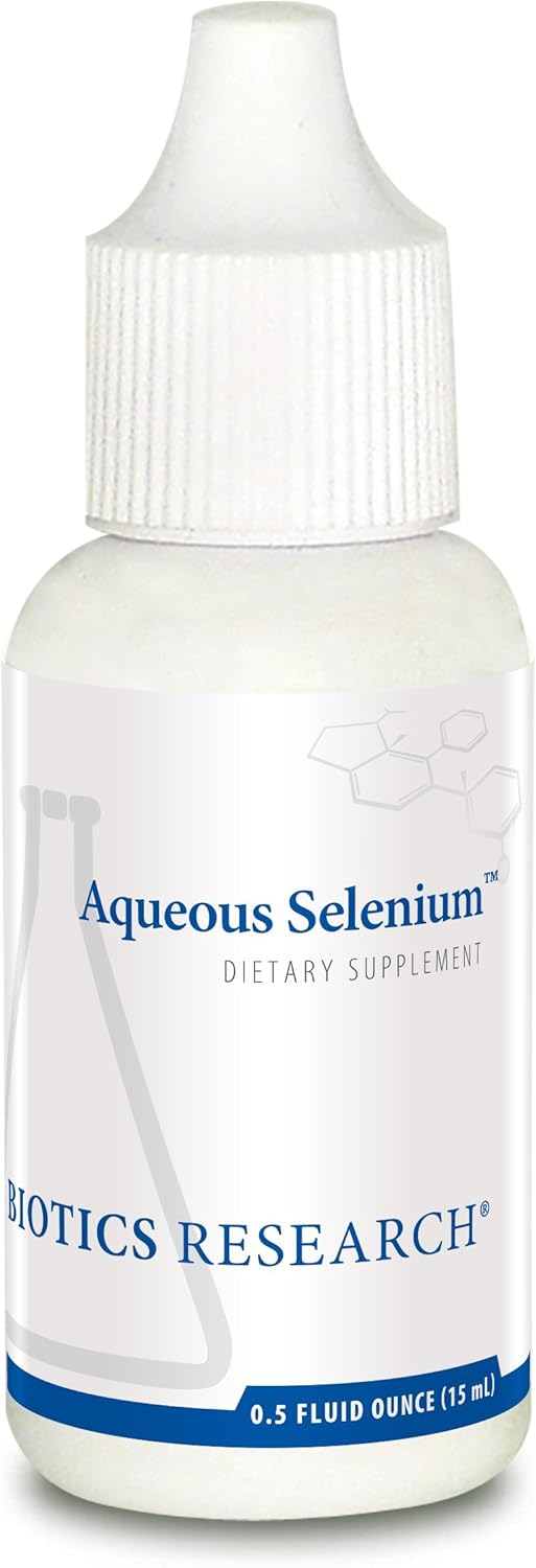 Liquid Selenium Supplement for Thyroid, DNA, and Cognitive Health - 95 mcg, Potent Antioxidant - 0.5 fl oz