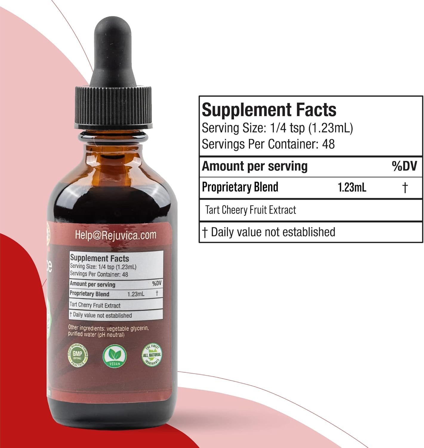 Liquid Tart Cherry Extract - Rich in Phytonutrients - Advanced Formula for Better Absorption