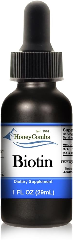 Liquid Vitamin B Complex Drops - Biotin, B5, B6 - 3 Pack, 1Fl Oz Each
