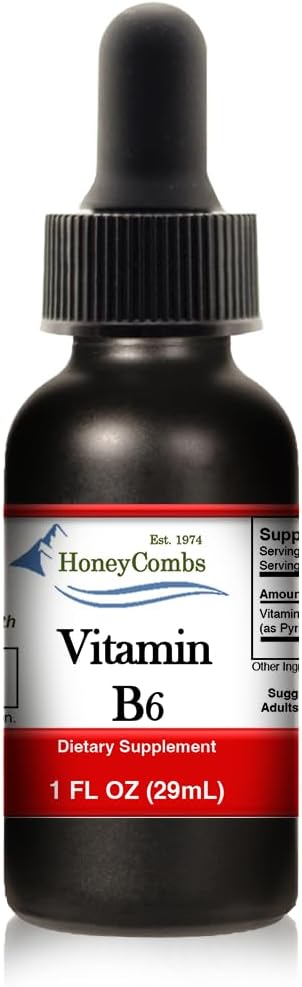 Liquid Vitamin B Complex Drops - Biotin, B5, B6 - 3 Pack, 1Fl Oz Each
