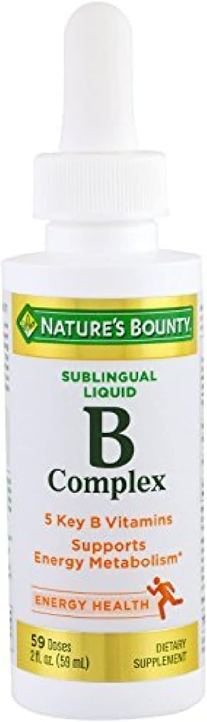 Liquid Vitamin B Complex Sublingual Supplement - 2 oz by Nature's Bounty