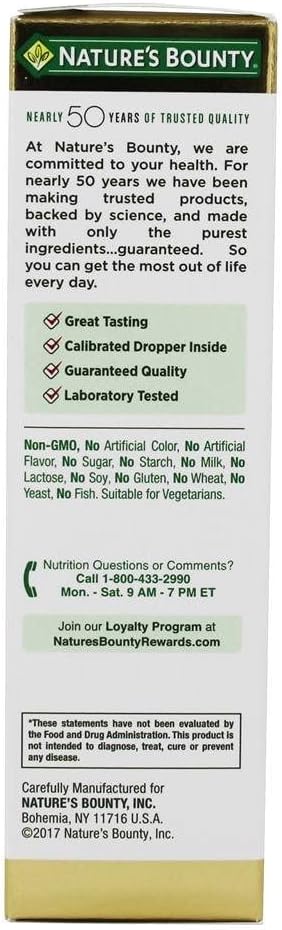 Liquid Vitamin B Complex Sublingual Supplement - 2 oz by Nature's Bounty