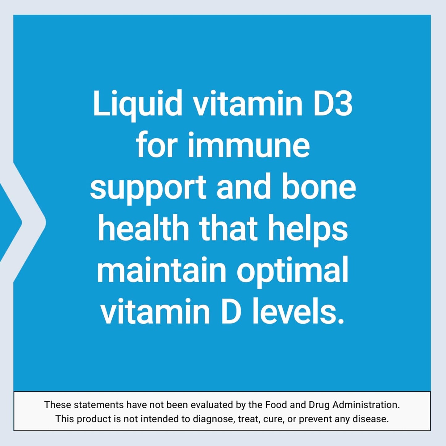 Liquid Vitamin D3 (Mint) 50mcg (2000 IU) - Immune & Bone Health Support - Tasty Peppermint Flavor - Gluten Free - Non-GMO - 29.57ml