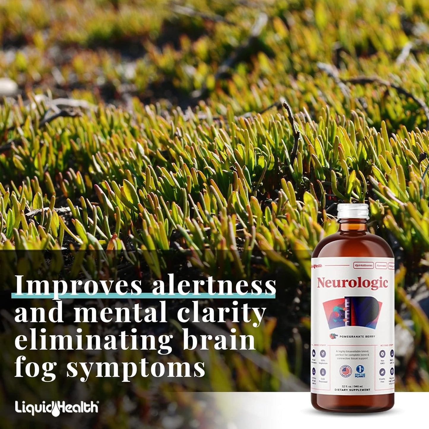 LiquidHealth Kids Liquid Multivitamin with Brain Boosting Neurologic Supplements