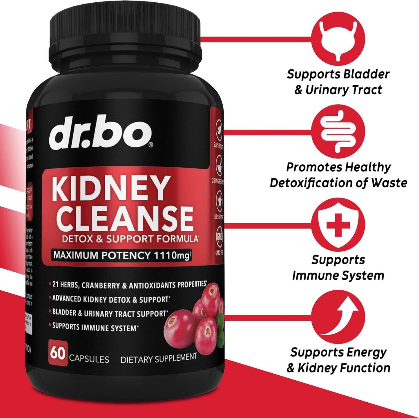 Liver and Kidney Cleanse Drops - Detox Support Supplement with Milk Thistle and Dandelion - Bladder and Renal Health Vitamins - BoostGo Australia