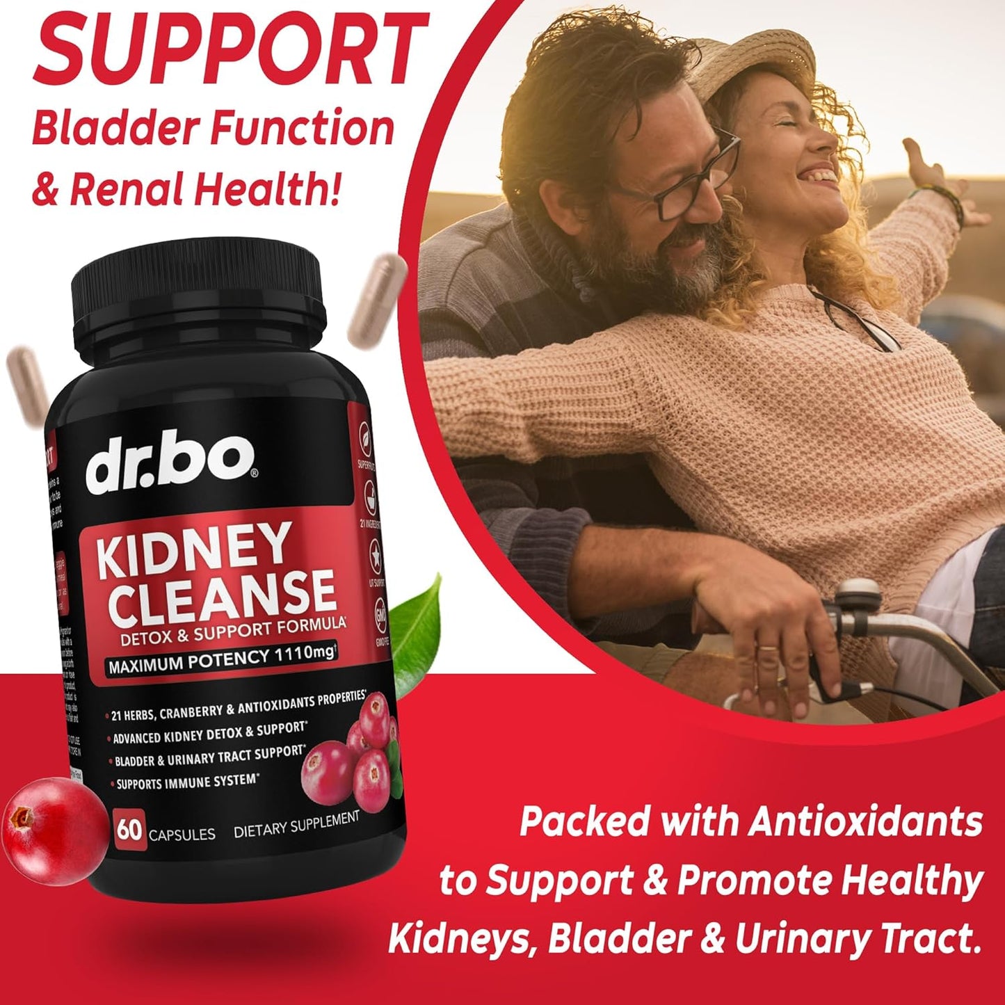 Liver and Kidney Cleanse Drops - Detox Support Supplement with Milk Thistle and Dandelion - Bladder and Renal Health Vitamins - BoostGo Australia