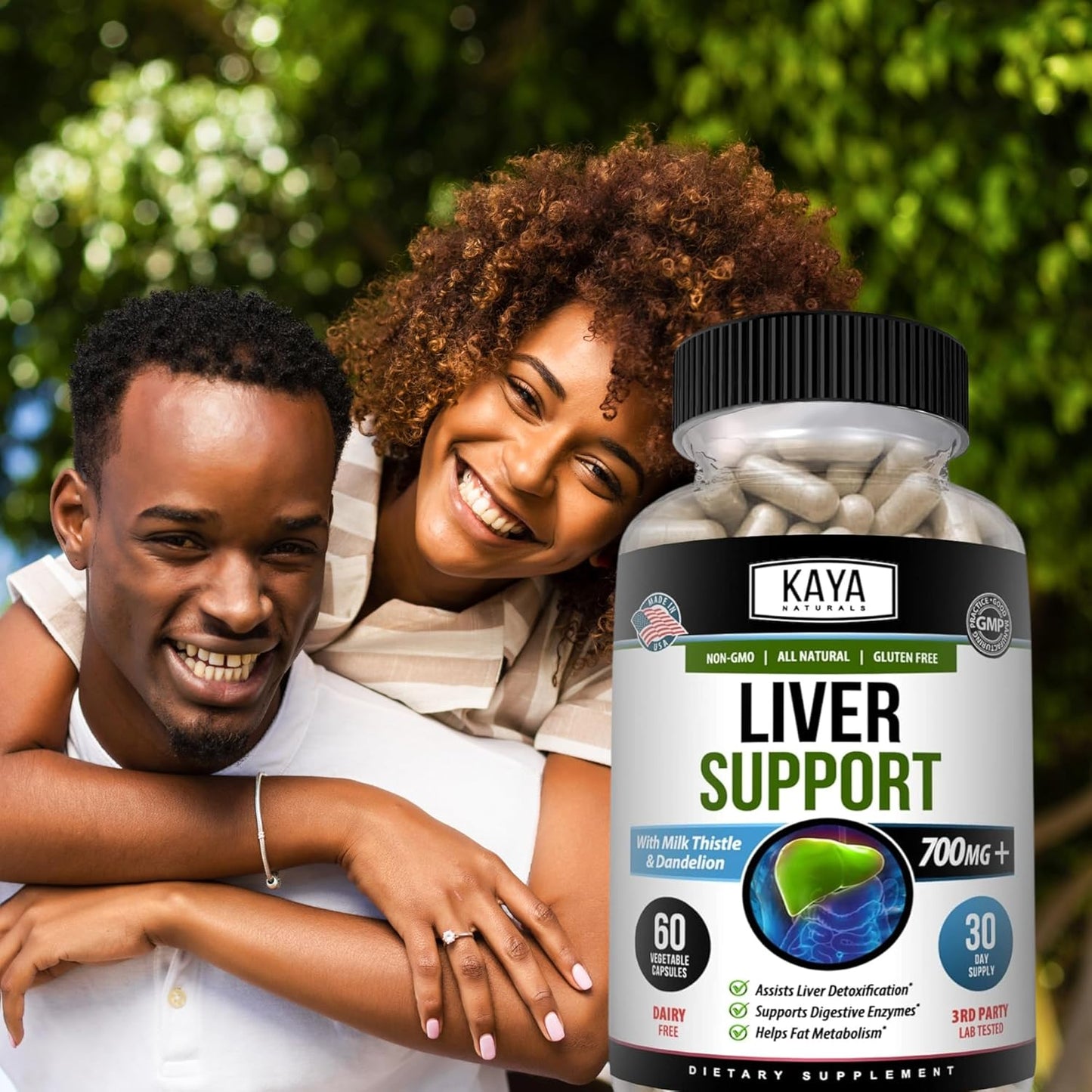 Liver Cleanse Detox & Repair Capsules - Milk Thistle Supplement for Women and Men - Artichoke Extract and Dandelion Root - 60 Count - BoostGo Australia