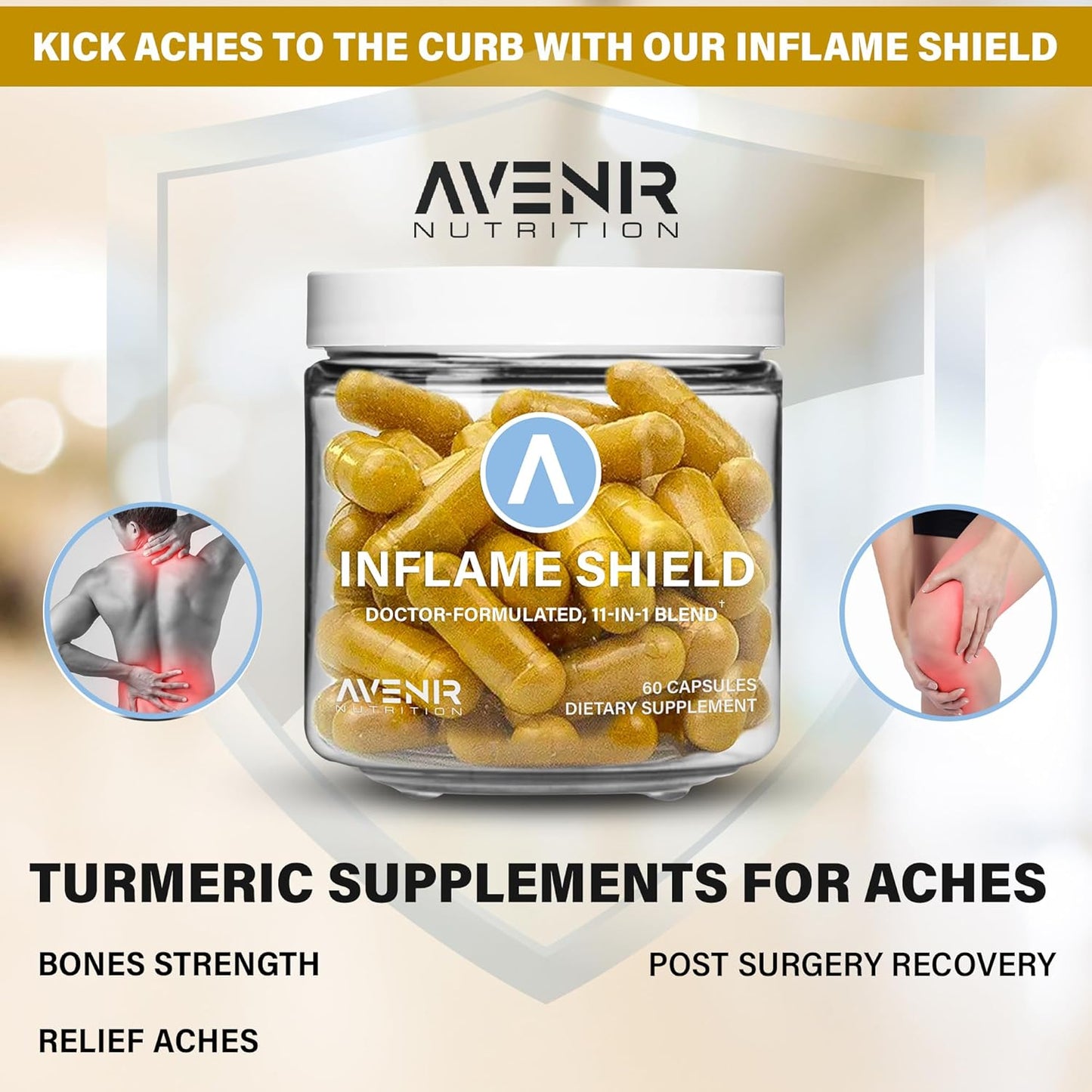 Liver Cleanse Detox & Repair + Inflame Shield Bundle - Milk Thistle, Turmeric, Ginger Supplements - 60 Capsules