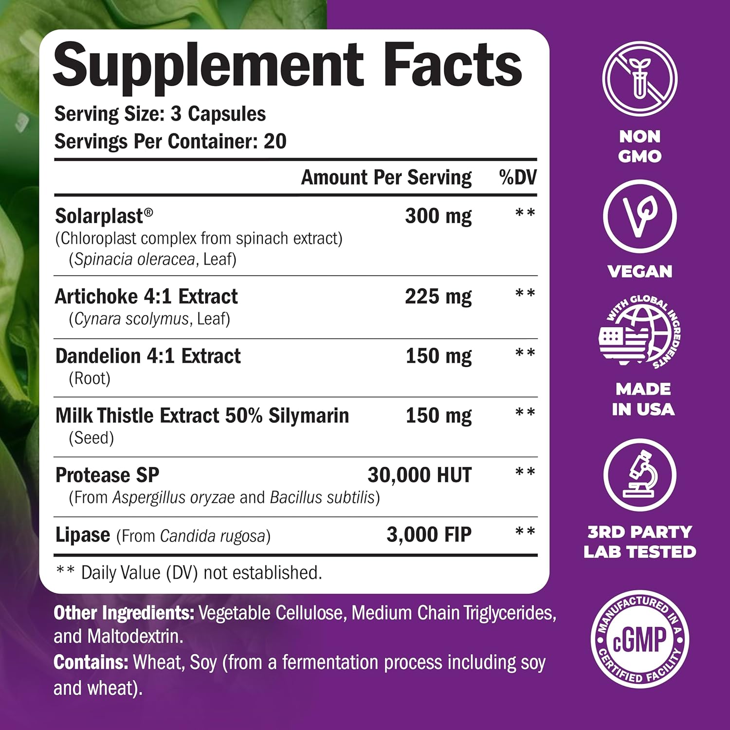 Liver Cleanse Detox & Repair Milk Thistle Supplement + Joint Support Vegan Glucosamine Chondroitin MSM Supplement by Vimerson Health