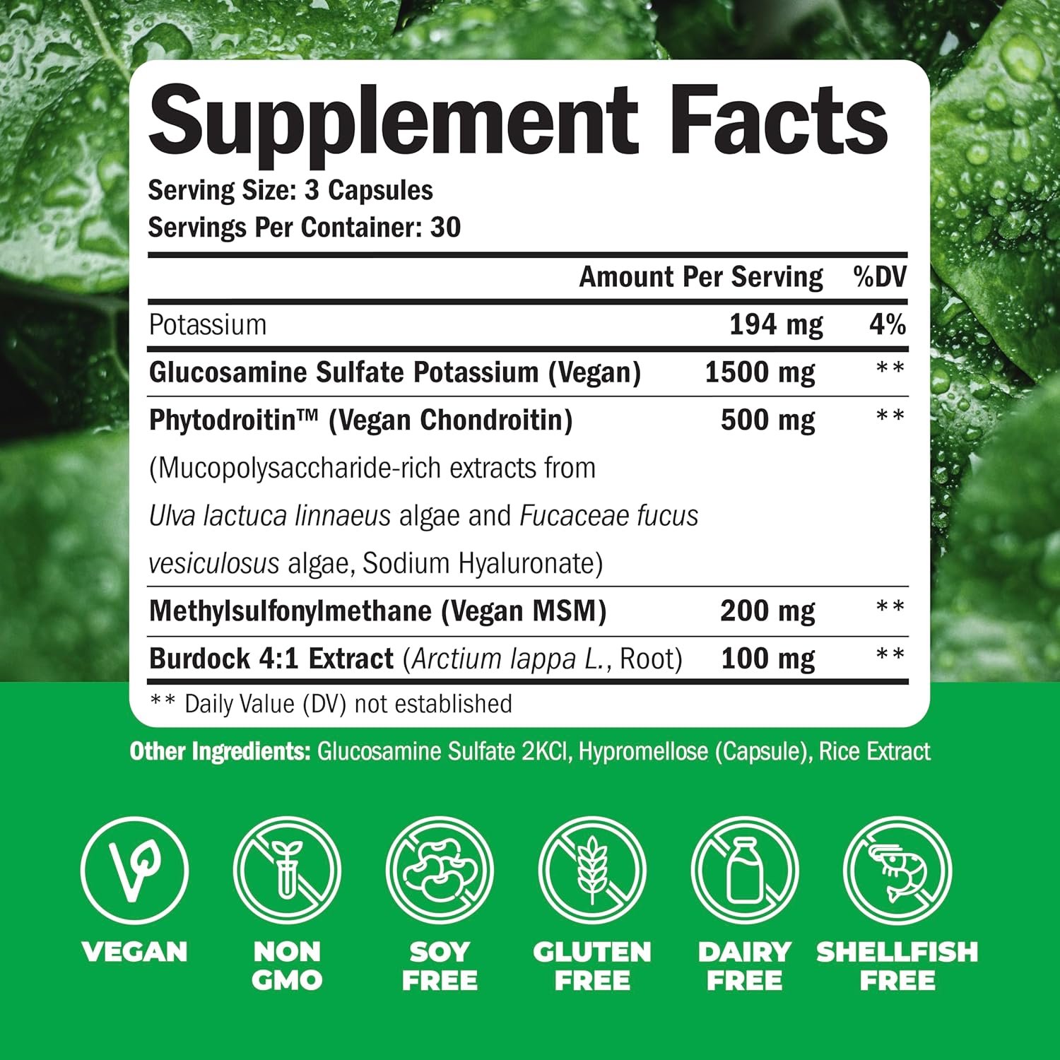 Liver Cleanse Detox & Repair Milk Thistle Supplement + Joint Support Vegan Glucosamine Chondroitin MSM Supplement by Vimerson Health