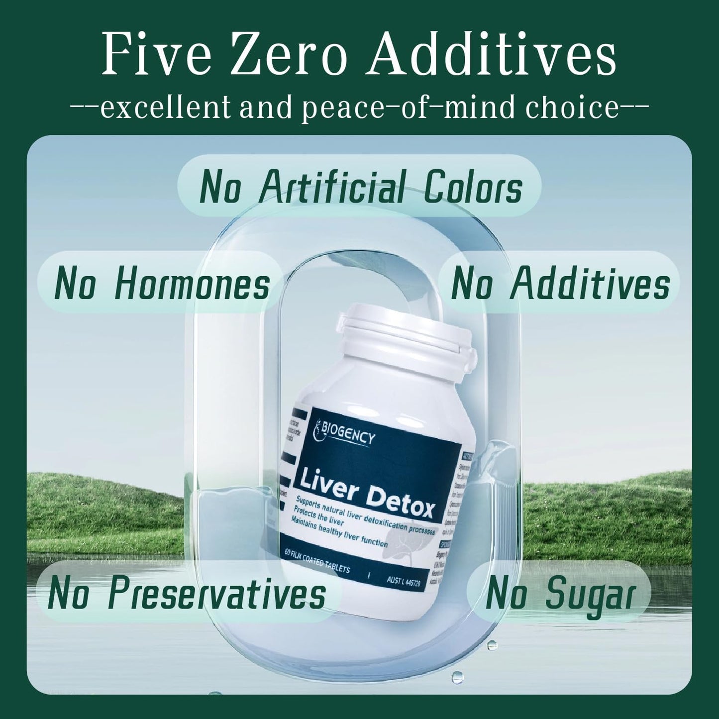 Liver Detox Cleanse Supplement with Silymarin, Dandelion, and Artichoke Extract - Herbal Support for Liver Health - 60 Tablets - Men and Women - 1 Pack