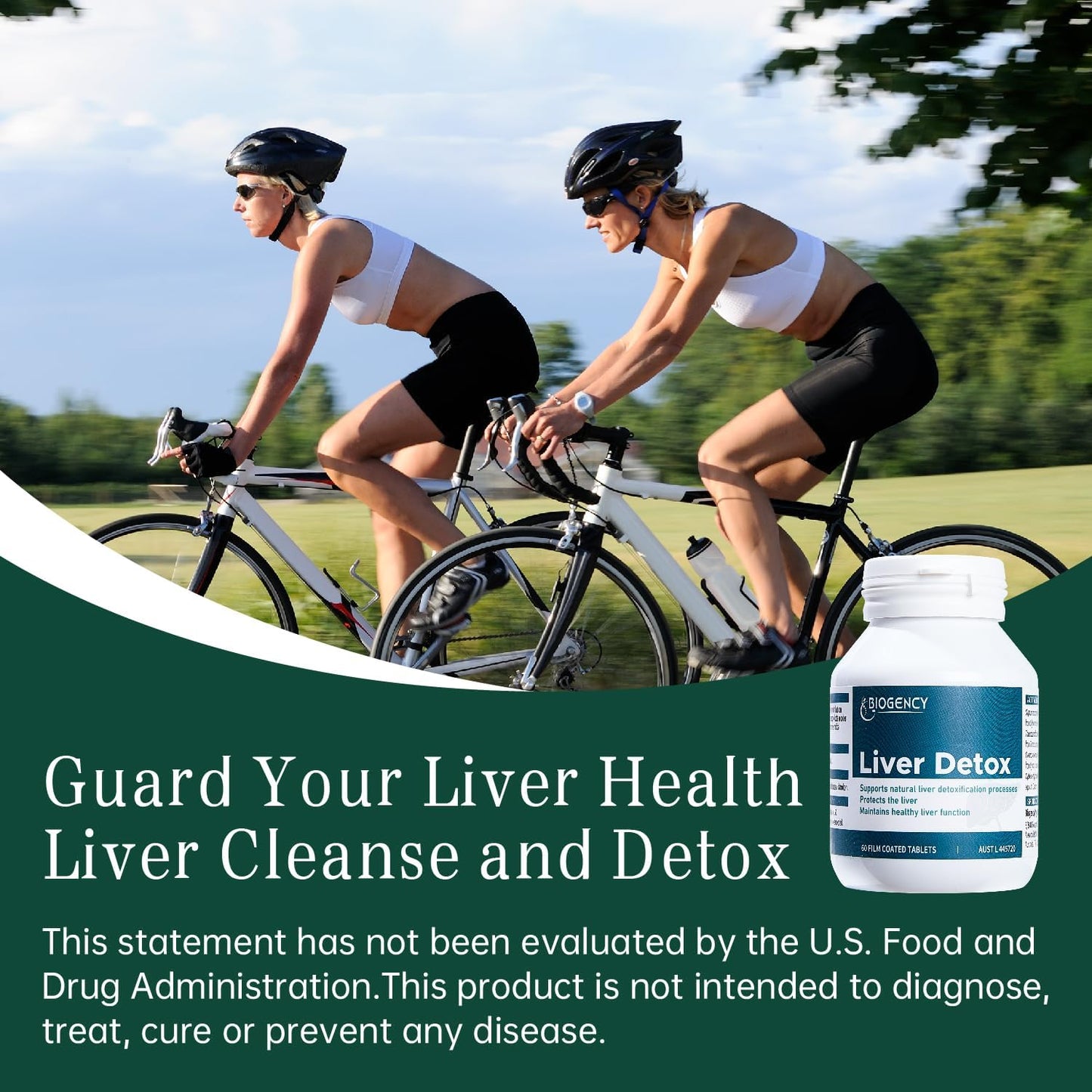 Liver Detox Cleanse Supplement with Silymarin, Dandelion, and Artichoke Extract - Herbal Support for Liver Health - 60 Tablets - Men and Women - 1 Pack