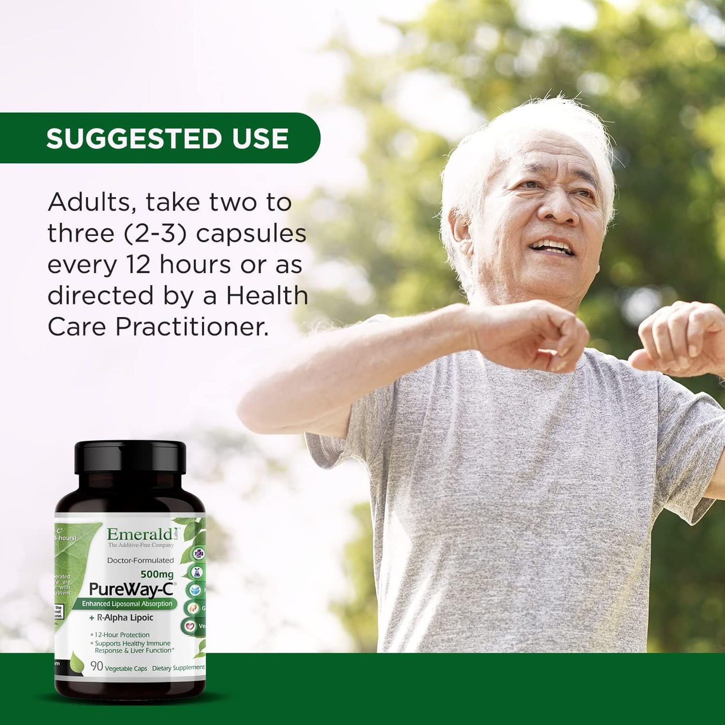 Liver & Immune Support Supplement with R-Alpha Lipoic Acid - Fast-Absorbing Vitamin C - 90 Vegetable Capsules