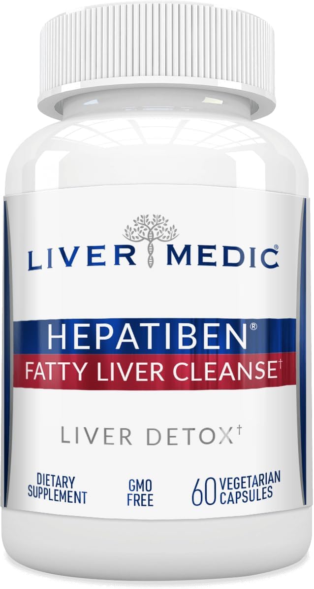 Liver Medic Non-Alcoholic Fatty Liver Disease (NAFLD) Treatment - 60 Plant-Based Capsules