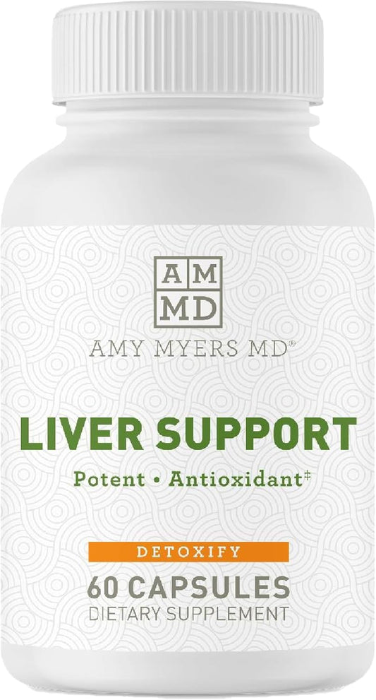 Liver Support Dietary Supplement - Amy Myers MD Formula for Cleansing and Optimizing Liver Function - 60 Capsules