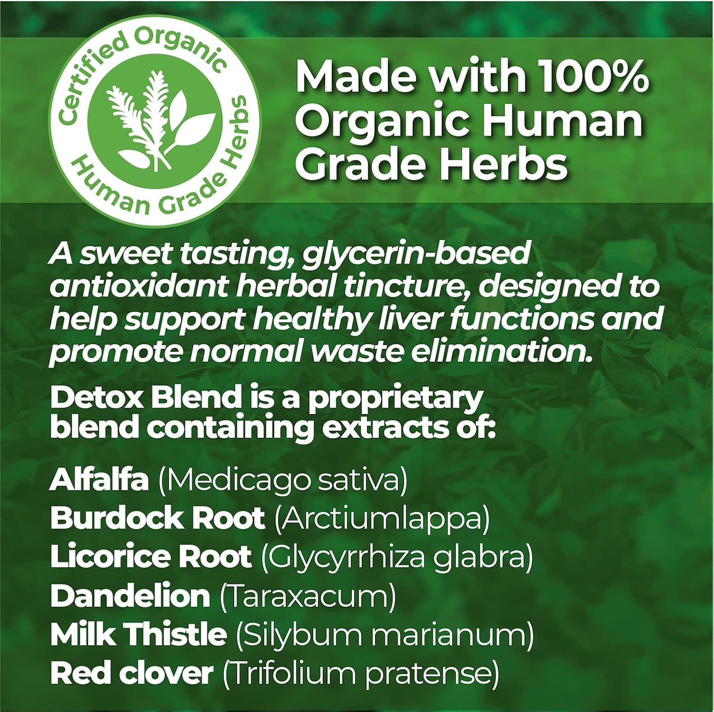 Liver Support Herbal Formula for Dogs & Cats - Animal Essentials Detox Blend, Human Grade Herbs, Wellness Tonic - 2 Fl Oz