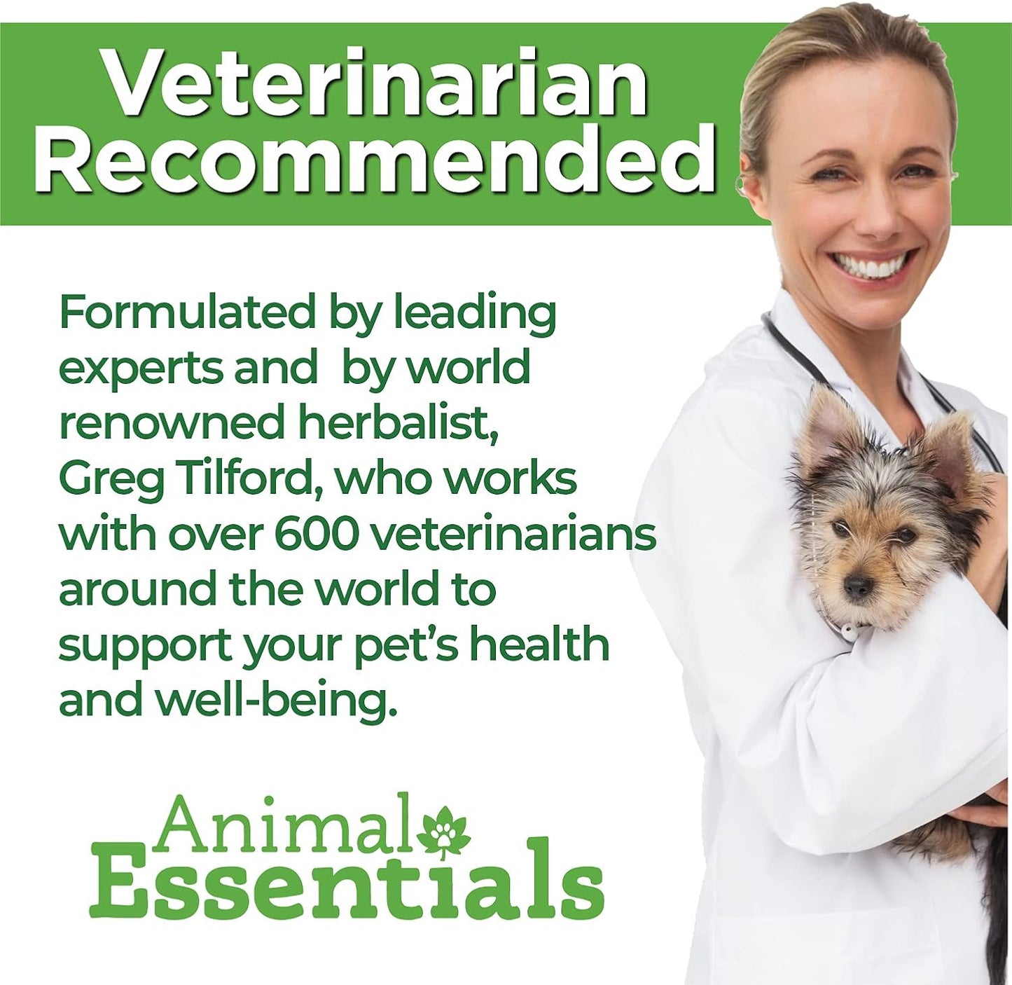 Liver Support Herbal Formula for Dogs & Cats - Animal Essentials Detox Blend, Human Grade Herbs, Wellness Tonic - 2 Fl Oz