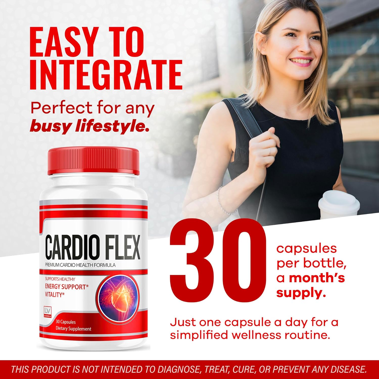 LIVORKA Cardio Flex Pills and Capsules Combo Pack - 90 Day Supply - BoostGo Australia