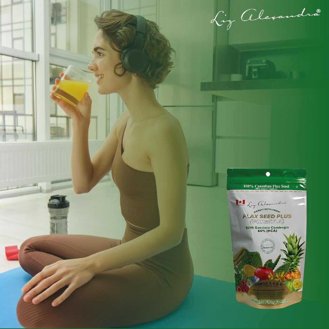 LIZ ALEXANDRA Linaza Fiber Supplement 20 oz - Exclusive Blend for Digestive Health and Wellness
