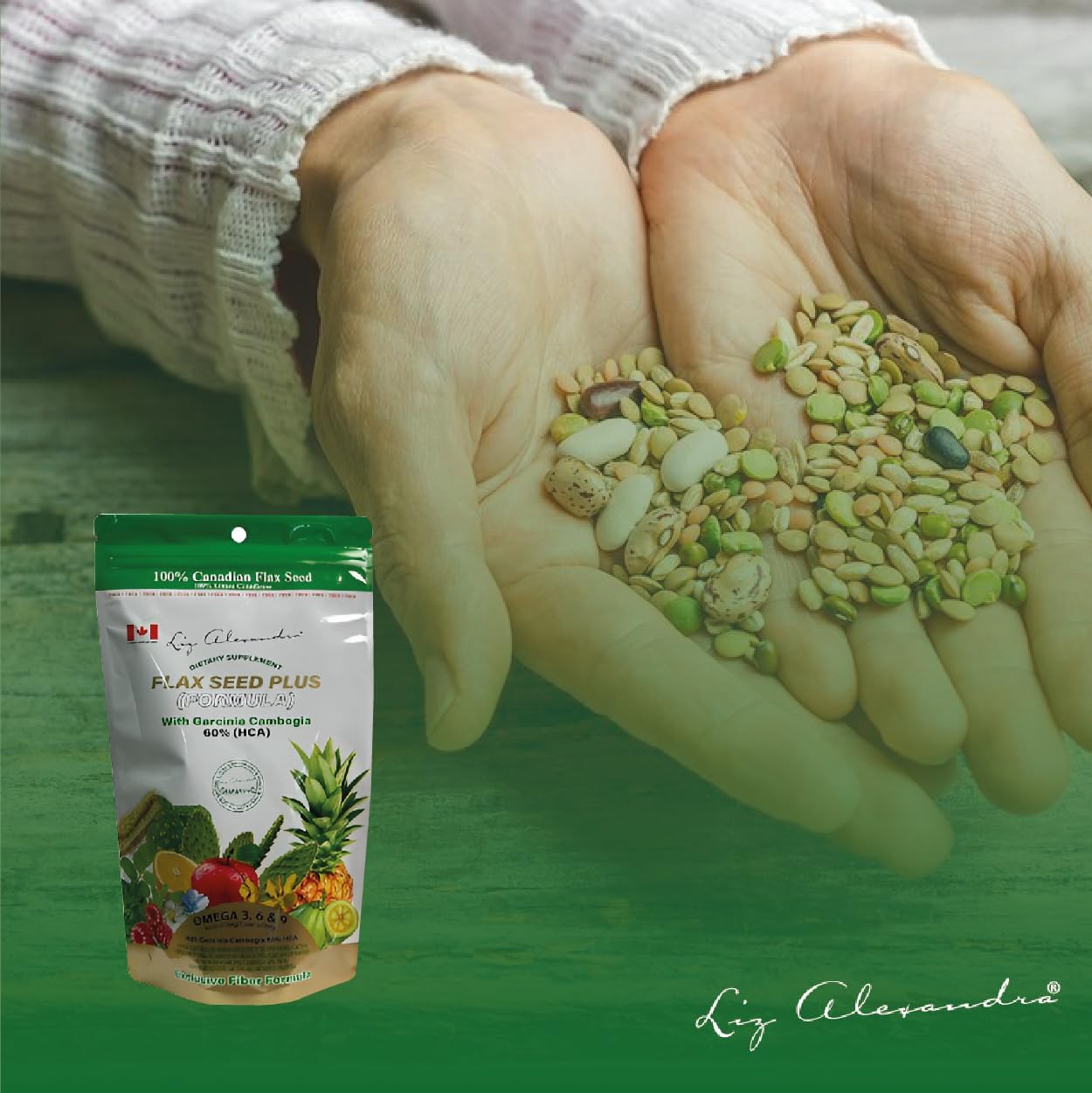 LIZ ALEXANDRA Linaza Fiber Supplement 20 oz - Exclusive Blend for Digestive Health and Wellness